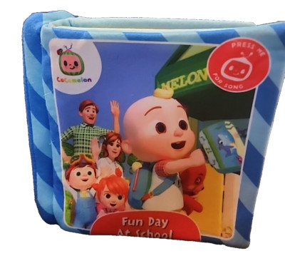 CoComelon Fun Day At School Soft Plush Interactive Musical Book (BOP4)