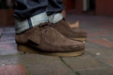 Clarks Originals Mens Desert WALLABEE Brown Suede UK 7,8,9,11,12,14 G