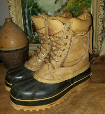 Red Ball Men's Leather Extreme Weather Winter Boots 8 | eBay