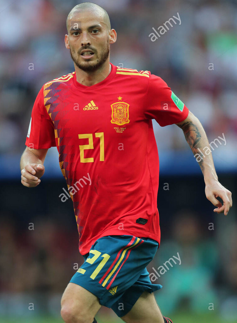 SPAIN jersey 2018 #21 David SILVA World Cup vs Russia | eBay