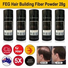 5 Bottles Hair Loss Building Fibers Alopecia Keratin Thicker Concealer AD