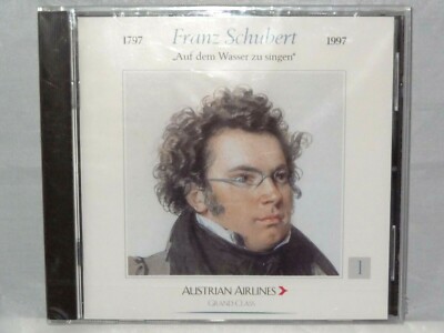 Austrian Airways Grand Class Franz Schubert Classical CD Auf Dem Wasser Zu Singn