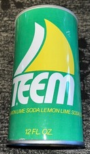 DE COLECCIÓN TEEM LIMÓN LIMA SODA LENGÜETA DE ACERO LATA