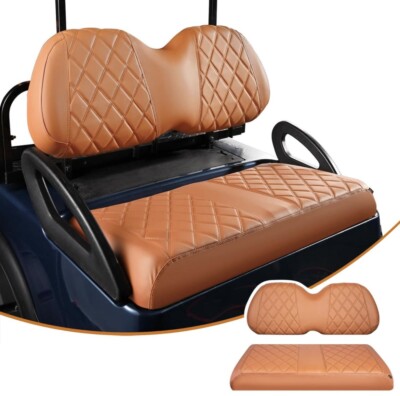 Club Car DS Golf Golf Cart Diamond Model RS Seat Cover Brown