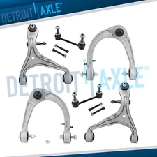Front Upper Lower Control Arm w/ Ball Joints End Kit for Cadillac CTS STS SRX