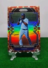 2022 Teoscar Hernandez Prizm Giraffe Print SSP Home Run Derby Champion This Year