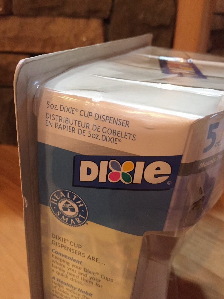 Dixie Cup Dispenser 5 oz Vintage Mid Mod Retro Space Age Bathroom