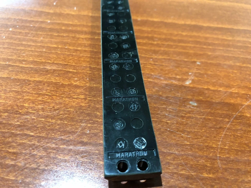 QTY-1 Marathon 670A-GP-16 Terminal Block 32 POS 9.5mm 20A - Image 3 of 4