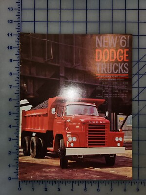 1961 Dodge Truck Brochure High Tonnage Power Giants Gasoline Powered
