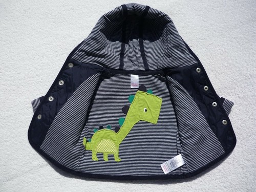 NEXT Baby Boys Quilted Navy/Dinosaur 