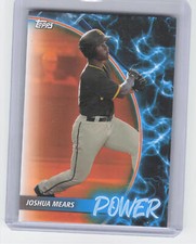 2021 Topps Pro Debut #TC-4 Joshua Mears The Cogeneration Orange #/25