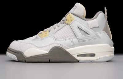NEW Air Jordan 4 Retro SE (GS) Size 4Y 5Y Photon Dust/Pale Vanilla DV2262-021