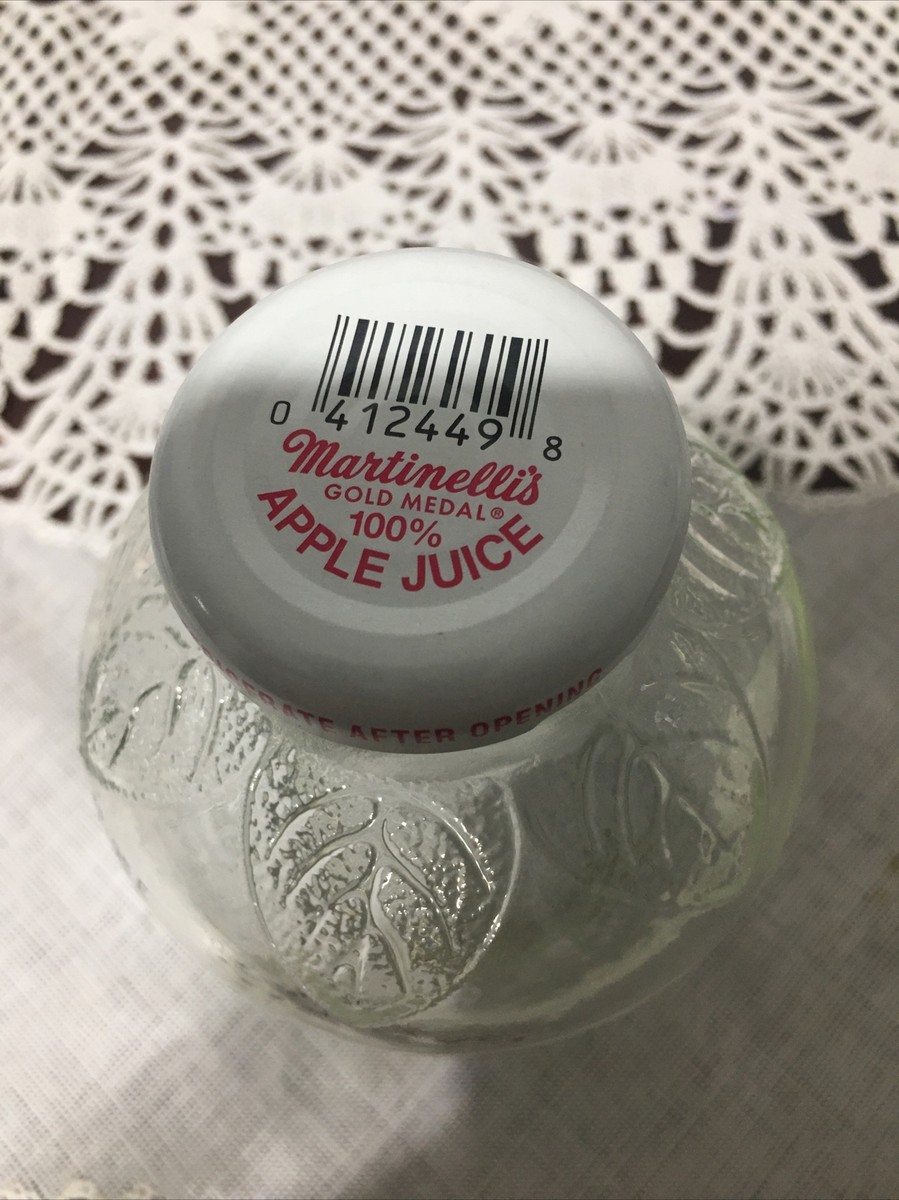 Martinelli Apple Juice Glass Bottle Since 1868 Empty 10 oz Free Shipping