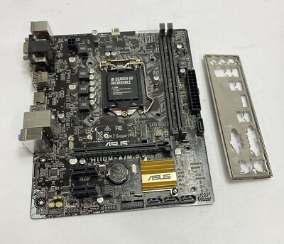 Asus Socket 1151 DDR4 Motherboard complete with  Backplate UK - Main Image