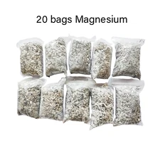20 Bags Magnesium Shavings Fire Starter – 99% Pure for Camping, hiking，Survival