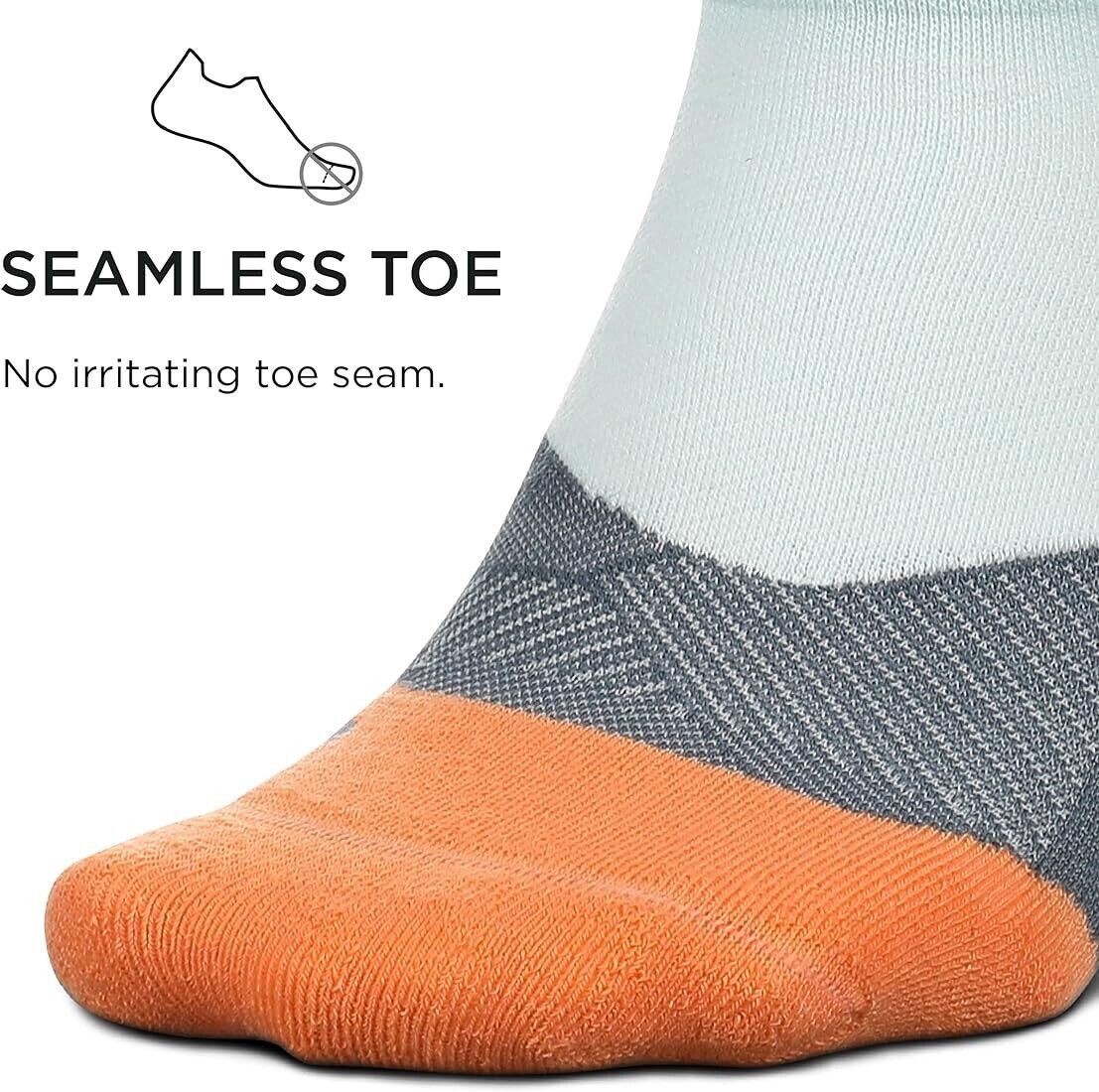 Feetures Elite Ultra Light No Show Tab Socks Targeted Compression