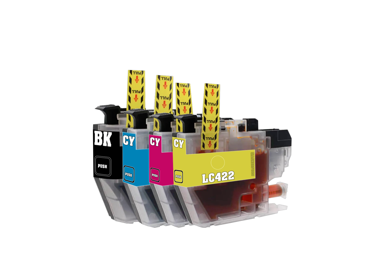 Techtek Cartouche D'Encre 19ml Compatible Avec [Brother] DCP-J 525 N