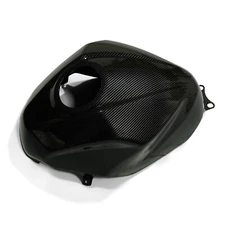 Carbon Fiber Fuel Gas Tank Cover Fairing For Kawasaki Ninja 400 Z400 2018-2023
