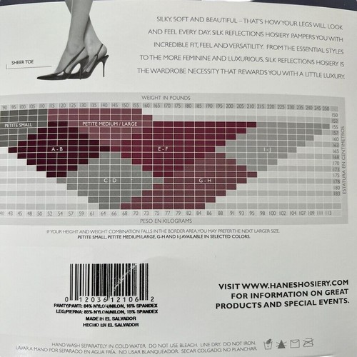 Pantimedias Hanes Silk Reflections Sedosas Transparentes Control Estilo 717 CD Town Taupe - Imagen 7 de 7