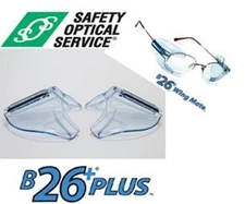 B-26+ Universal ANSI  Side Shields For RX Glasses For Smaller Frames