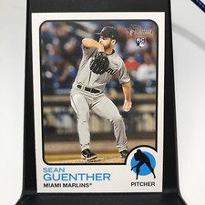 2022 Heritage High Number Base #622 Sean Guenther - Miami Marlins RC