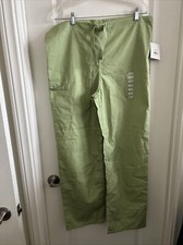 Cherokee Workwear NWT Men's Unisex Drawstring Cargo Scrub Pants - 4100 Small