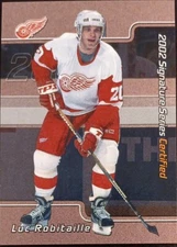 2001 - 2002 ITG Be A Player Luc Robitaille Signature Series Certified /100 #C23