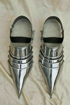 Mittelalter Stahl Rüstung Sabatons Centurion Stahl Paar Schuhe 18 Gauge