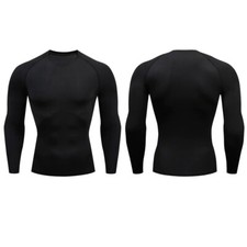 MEN'S Pro Performance Compression Shirt Long Sleeve Base Layer Thermal Top Mock