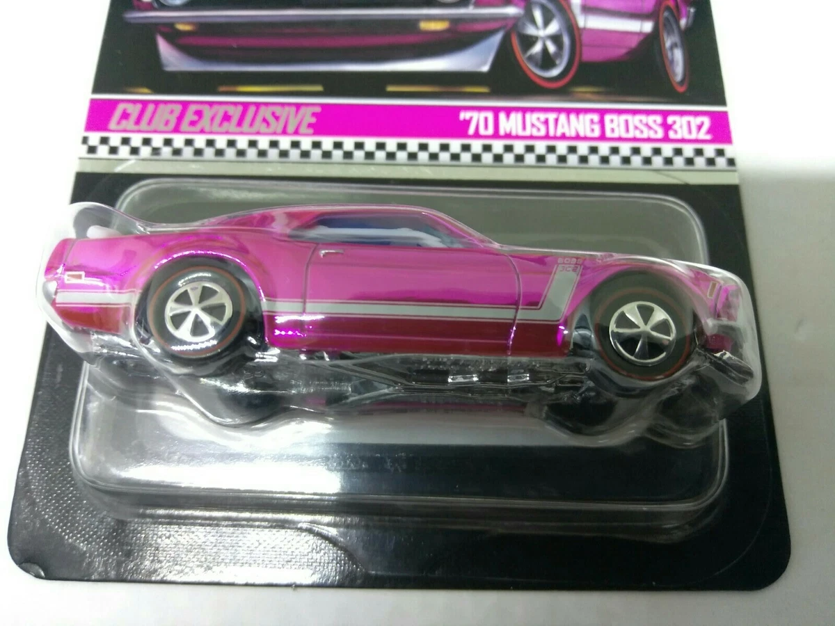ホットウィール RLC マスタング ボス ピンク ゴールド 清 70 MUSTANG BOSS 302のレビュー！2021 RLC Membership Carが届き