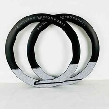700C Road Bicycle Disc Brake Carbon Fiber Waved Rims Tubeless/Tubular UD Wheel