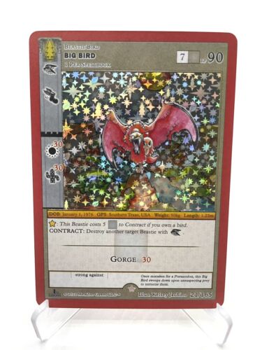 MetaZoo CCG Big Bird Wilderness: First Edition 21/165 Holo Gold - Picture 1 of 3