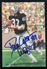 Dave Casper Signed GLAC Goal Line Art Card Football Autograph Raiders HOF JSA