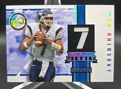 2005 DAN ORLOVSKY Press Pass SE Game Used Jerseys #JC/DO RC Holofoil /100 ESPN