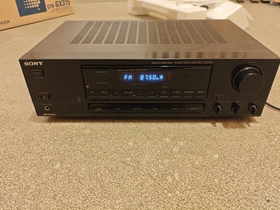 Sony STR-GX315 FM/AM Stereo Receiver in Schwarz