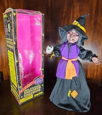 Rare Dan Dee 20" Battery Operated Witch Halloween Motionette like Telco