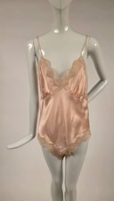 DEADSTOCK VINTAGE 1980’S SILK TEDDIE SLIP W MATCHING LINGERIE JACKET + BELT