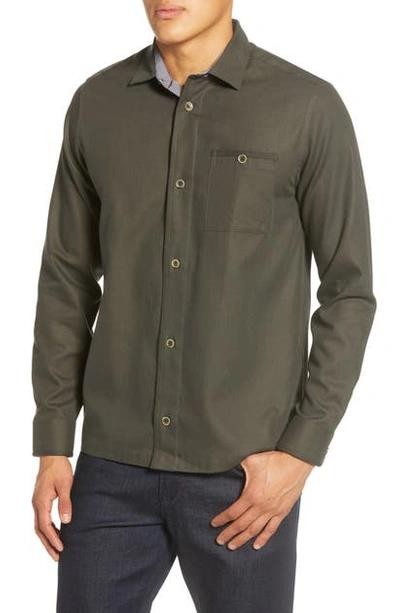 Ted Baker Men's Regle Button-Front Over Shirt 1 XS $165 NEW MMA-REGLE
