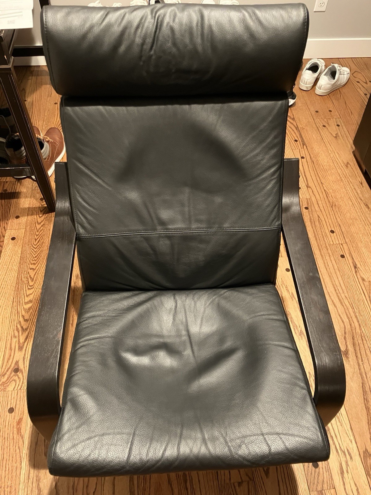 With Dark Wood Frame & Cushions