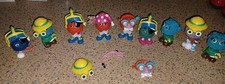 Set Of 9 Vintage 1989 McDonald  s Fry Guys Happy Meal Toys W/ Interchangeable Pcs