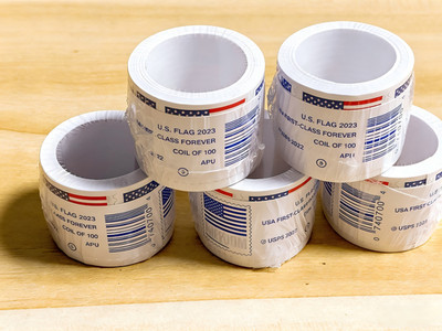 2023 First Class Postage Stamps No Expiration 5 Rolls 100pcs Each Sealed Mailing
