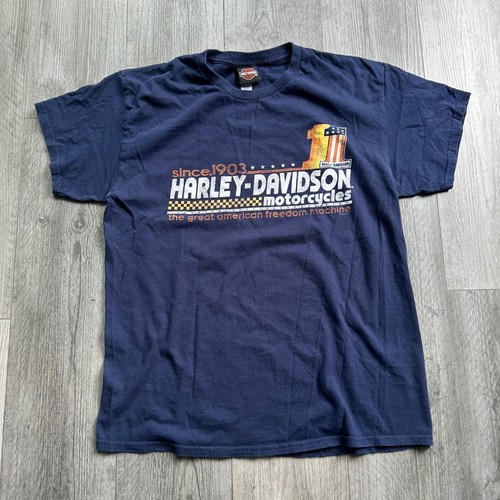 Harley-Davidson St. Paul MN Navy Tee since 1903 Large