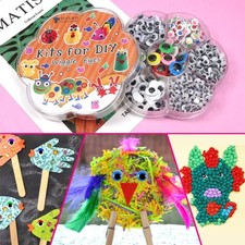 TOAOB 100 Pezzi Occhi Autoadesivi Oscillanti - 40 Mm, Bianco E Nero, Per Bambole, Puppazzi, Lavoretti