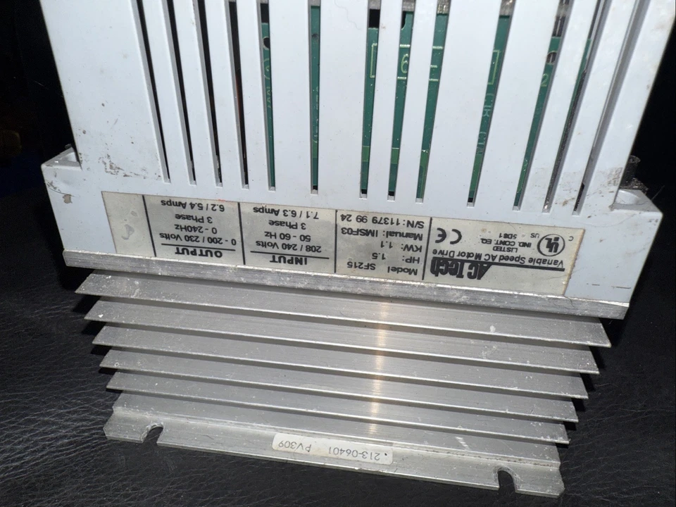 Convertidor de fase AC Tech (SF250P) velocidad variable accionamiento de motor de CA Foto 4 de 4