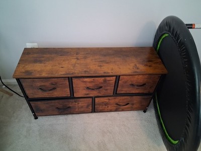 $1.00 -MOVING SOON - Mainstay MINI Dresser - Brown (Used) NOT SURE EXACT SIZE
