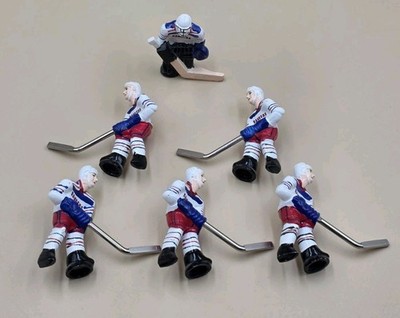 OEM Handpainted Stiga Table NHL Hockey New York Rangers~ 5 players/Goalie