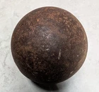 CANNON BALL 6 POUNDS 3.5" DIA. SOLID CAST IRON CIVIL WAR ERA