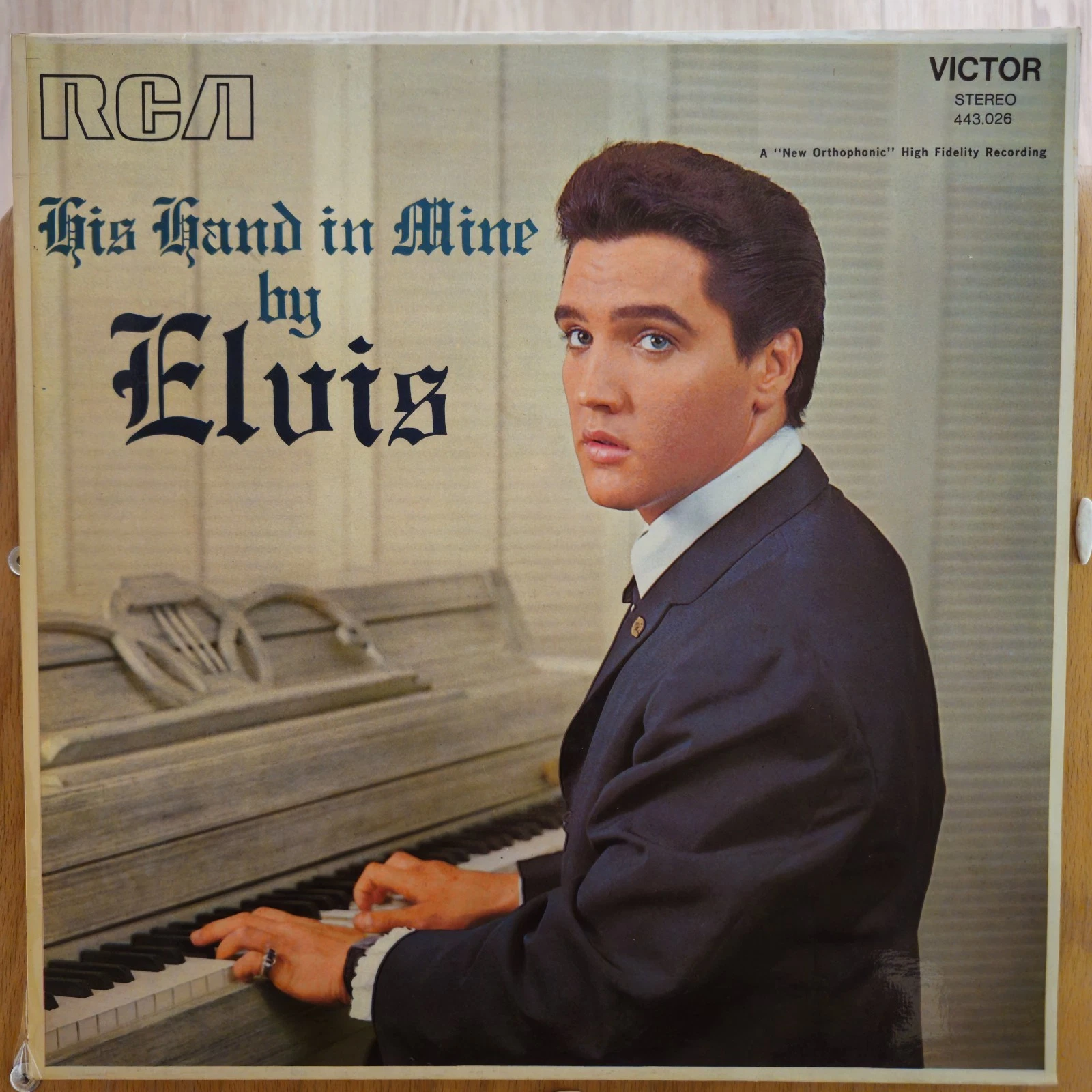 Elvis Presley His Hand In Mine Vinyle LP RCA Victor Réédition 33t