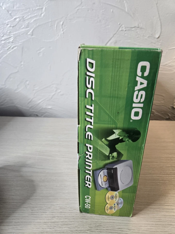 NEW Casio CW-50 CD/DVD Thermal Disc Title Printer Print Directly onto Discs NIB - Image 2 of 4