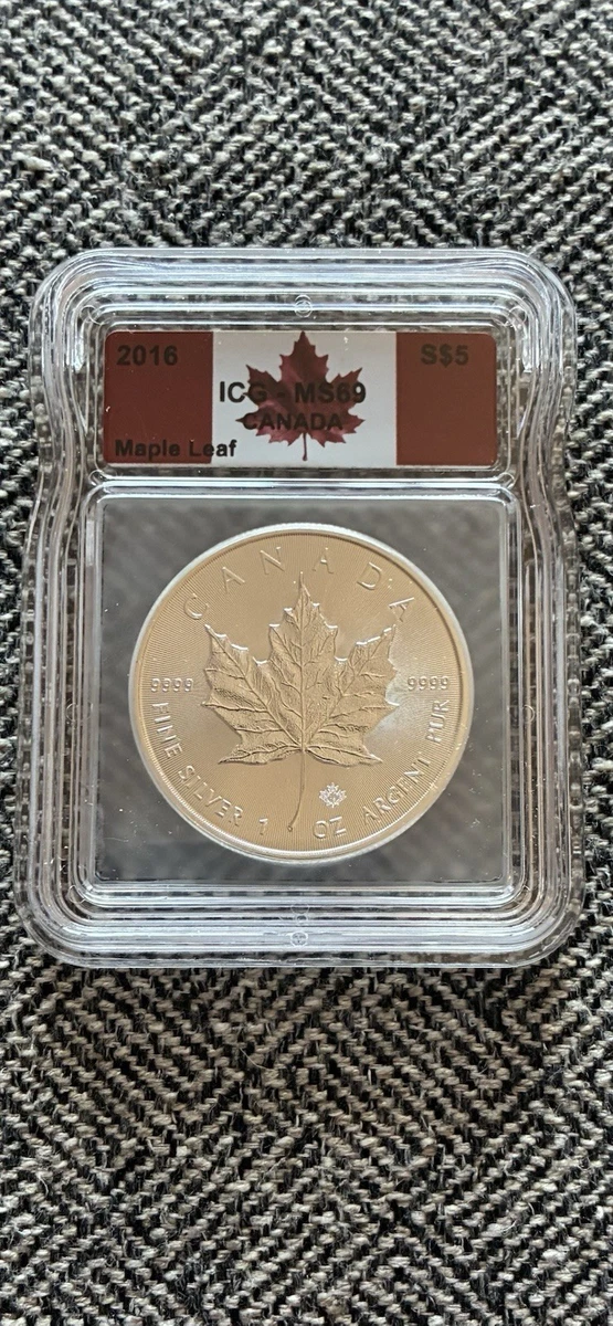 Canadian Maple Leaf MS 69 Silver Bullion Coins for sale | eBay